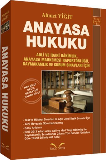 Anayasa Hukuku Ahmet Yiğit İkinci Sayfa