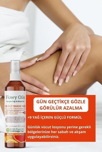 Flowy Oils Sıkılaştırıcı Selülit Yağı 50 ml