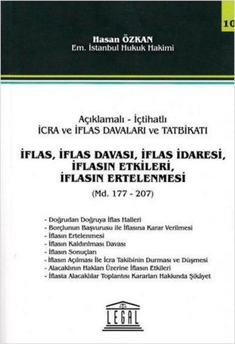İflas İflas Davası İflas İdaresi İflasın Ertelenmesi- Seri 10 Hasan Özkan Legal