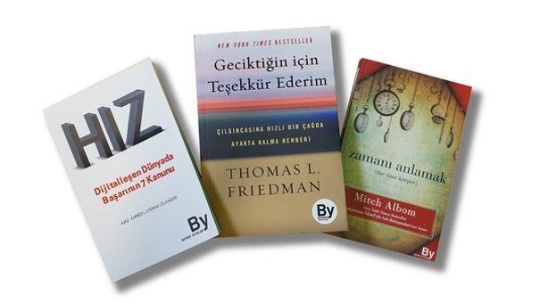 BY Kişisel Gelişim Kitapları Seti - Zaman Üzerine 3 Kitap Takım Ajaz Ahmed, Mitch Albom, Thomas Friedman Boyner Yayınları