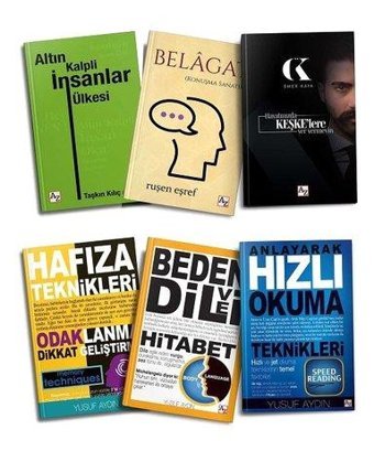 Kişisel Gelişim Seti - 6 Kitap Takım Kolektif Az Kitap