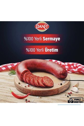 Danet Acısız Dana Sucuğu Kangal 2x300 gr
