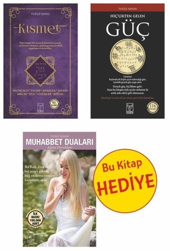 Kısmet - Hiç'likten Gelen Güç Seti - 2 Kitap Takım - Hediye: Muhabbet Duaları Tuğçe Işınsu Feniks Kitap