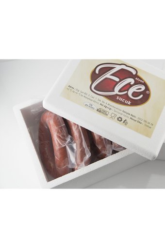 Afyon Ece Sucukları Acısız Dana Sucuğu Kangal 3 kg