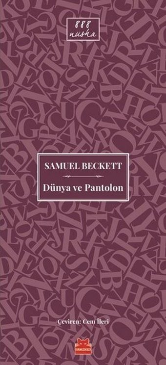 Dünya ve Pantolon Samuel Beckett Kırmızı Kedi