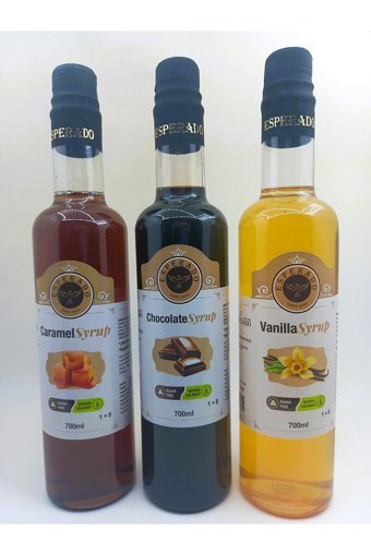 Esperado Vanilya Karamel Çikolata Aromalı Kahve Şurubu 3x750 ml