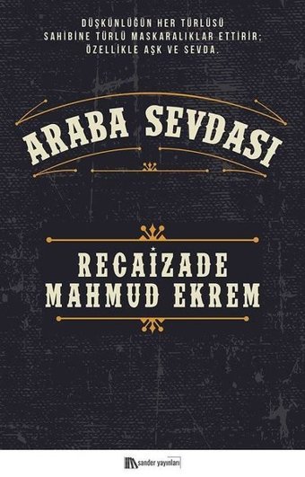 Araba Sevdası Recaizade Mahmut Ekrem Sander Yayınları
