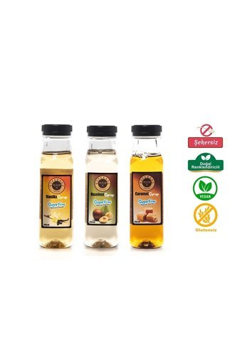 Esperado Vanilya Fındık Karamel Aromalı Kahve Şurubu 3x250 ml