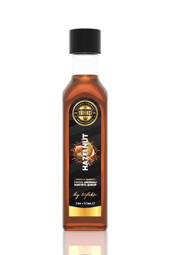 By Tüfekçi Toffe Nut Vanilya Hazel Nut Chocolate Caramel Irısh Cream Beyaz Çikolata Aromalı Kahve Şurubu 7x60 ml