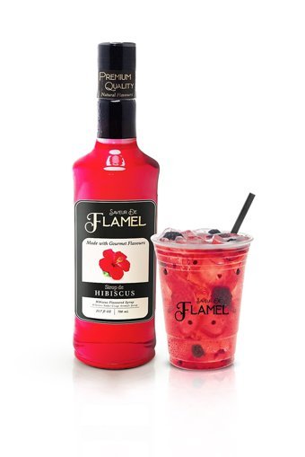 Flamel Hibiscus Aromalı Kahve Şurubu 700 ml