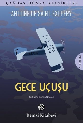 Gece Uçuşu Antoine de Saint-Exupery Remzi Kitabevi