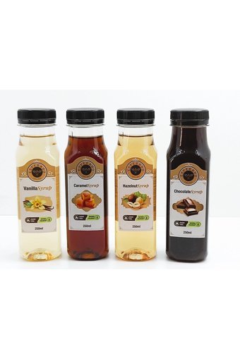 Esperado Vanilya Fındık Karamel Çikolata Aromalı Kahve Şurubu 4x250 ml