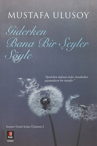 Giderken Bana Bir Şeyler Söyle Mustafa Ulusoy Kapı Yayınları
