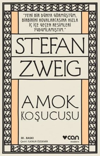 Amok Koşucusu Stefan Zweig Can Yayınları