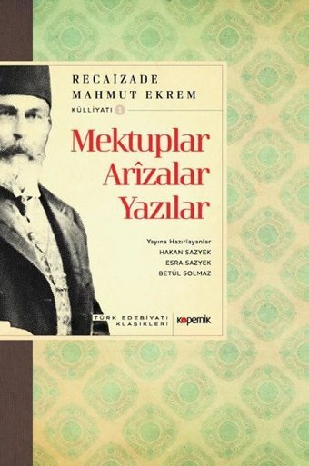 Mektuplar - Arızalar - Yazılar Recaizade Mahmut Ekrem Kopernik Kitap