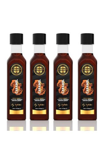 By Tüfekçi Karamel Aromalı Kahve Şurubu 4x60 ml