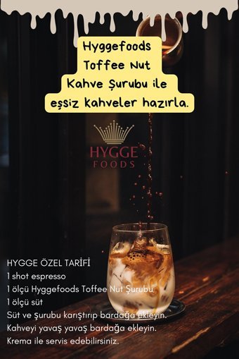 Hyggefoods Fındık Aromalı Kahve Şurubu 150 ml