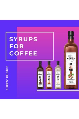 Cenova Tuzlu Karamel Aromalı Kahve Şurubu 1 lt