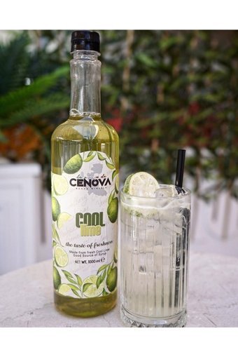Cenova Cool Lime Aromalı Kahve Şurubu 1 lt