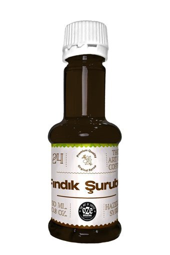 Oze Karamel Çikolata Vanilya Fındık Aromalı Kahve Şurubu 4x50 ml