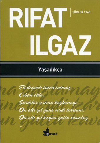 Yaşadıkça Rıfat Ilgaz Çınar Yayınları