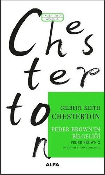 Peder Brown'un Bilgeliği Gilbert Keith Chesterton Alfa Yayıncılık