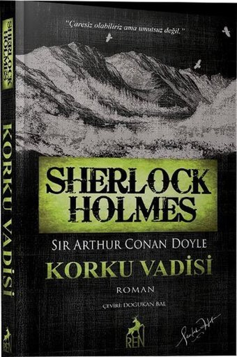 Sherlock Holmes Korku Vadisi Sir Arthur Conan Doyle Ren Kitap