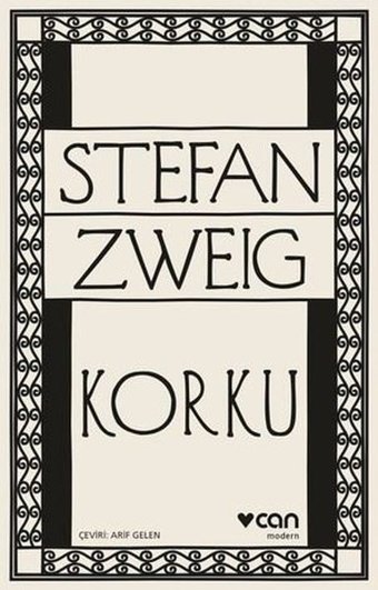 Korku Stefan Zweig Can Yayınları