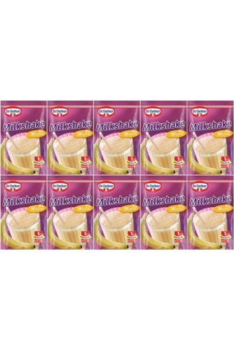 Dr. Oetker Muz Aromalı Toz Milkshake 25 gr 10'lu