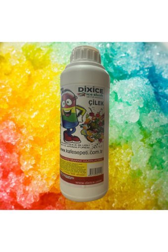Dixice Çilek Aromalı İçecek Tozu 1000 gr 12'li