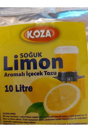 Koza Limon Aromalı İçecek Tozu 450 gr