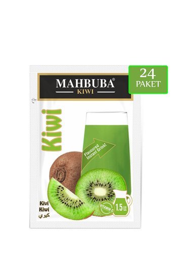 Mahbuba Kivi Aromalı İçecek Tozu 9 gr 24'lü