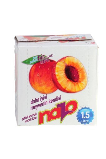 Nazo Şeftali Aromalı İçecek Tozu 9 gr 24'lü