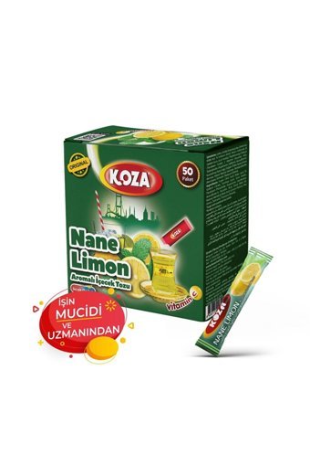 Koza Nane Limon Aromalı İçecek Tozu 1500 gr 50'li