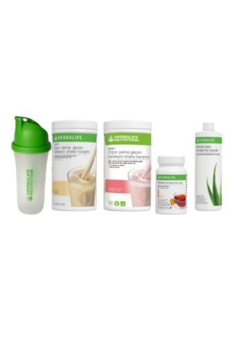 Herbalife Ahududu-Vanilya-Şeftali-Aleo Aromalı Toz Çay 5'li