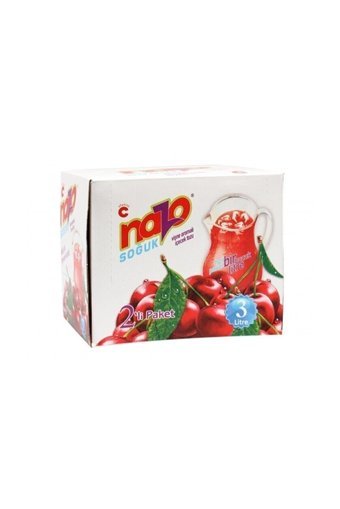 Nazo Vişne Aromalı İçecek Tozu 9 gr 24'lü