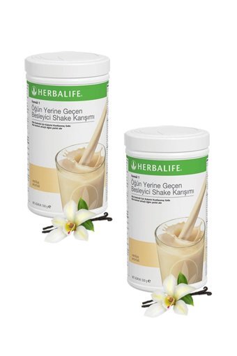 Herbalife Vanilya Aromalı İçecek Tozu 550 gr 2'li