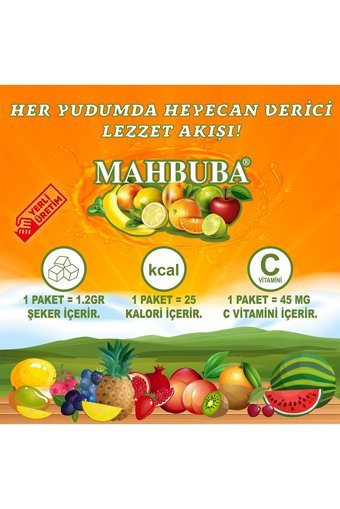 Mahbuba Vişne Aromalı İçecek Tozu 9 gr 24'lü