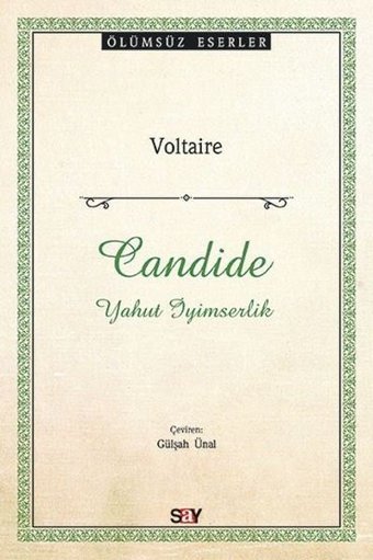 Candide-Yahut İyimserlik Voltaire Say Yayınları