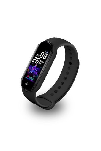 MF PRODUCT Wear 0652 Adımsayar Su Geçirmez Android-iOS Dokunmatik Akıllı Bileklik Siyah