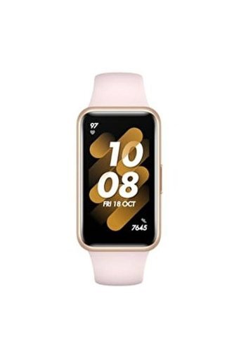 Huawei Band 7 Adımsayar Su Geçirmez Android-iOS Dokunmatik Akıllı Bileklik Pembe