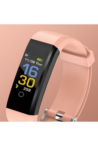 Polosmart Pssw01 Android-iOS Dokunmatik Akıllı Bileklik Pembe