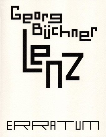 Lenz Georg Büchner Norgunk Yayıncılık