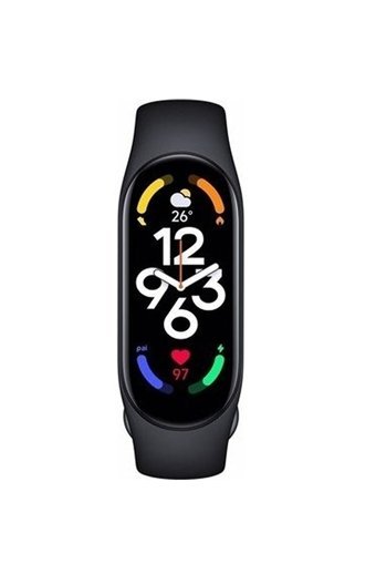 Inter M7 Tansiyon Ölçen Adımsayar Su Geçirmez iOS Dokunmatik Akıllı Bileklik Siyah