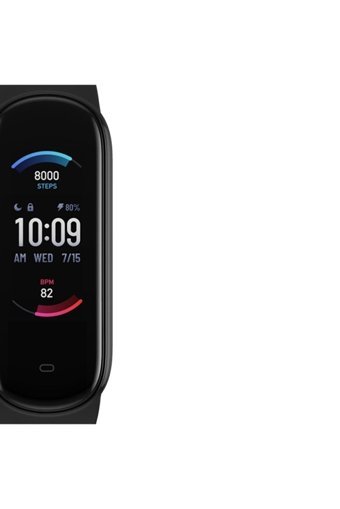 Amazfit Band 5 Adımsayar Su Geçirmez Android Dokunmatik Akıllı Bileklik Siyah