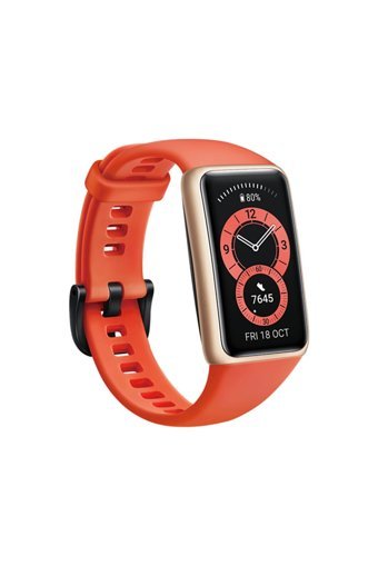 Huawei Band 6 Adımsayar Su Geçirmez Android Dokunmatik Akıllı Bileklik Turuncu