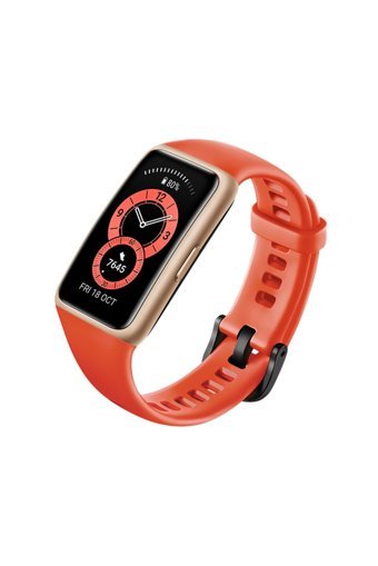 Huawei Band 6 Adımsayar Su Geçirmez Android Dokunmatik Akıllı Bileklik Turuncu