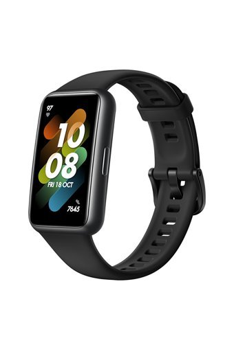 Huawei Band 7 Adımsayar Su Geçirmez Android-iOS Dokunmatik Akıllı Bileklik Siyah