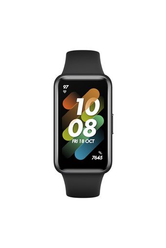 Huawei Band 7 Adımsayar Su Geçirmez Android-iOS Dokunmatik Akıllı Bileklik Siyah