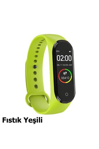 Teknobab M5 Adımsayar Su Geçirmez Android-iOS Konuşma Özellikli Dokunmatik Akıllı Bileklik Siyah